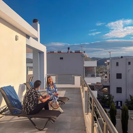 Apartmán Loutra Horizon | Pool, Sea View & Comfort *