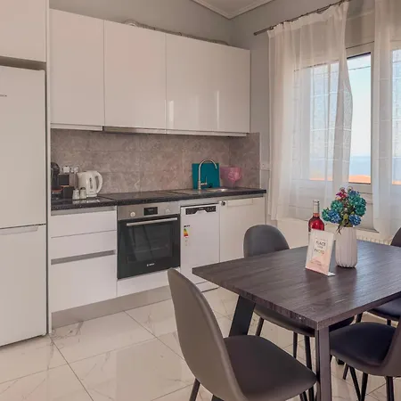 Loutra Horizon | Pool, Sea View & Comfort Apartmán *