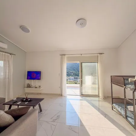 Apartmán Loutra Horizon | Pool, Sea View & Comfort *