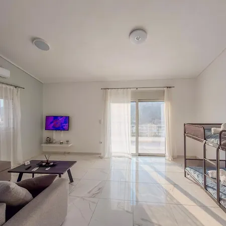 Loutra Horizon | Pool, Sea View & Comfort Apartmán