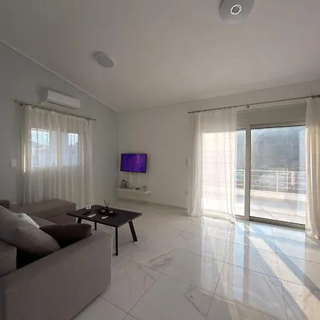 Apartmán Loutra Horizon | Pool, Sea View & Comfort *